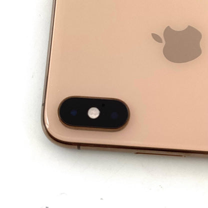 【全額返金保証】【最速発送】Apple iPhone iPhone XS Max 256GB ゴールド docomo SIMフリー 白ロム 動作確認済 77%