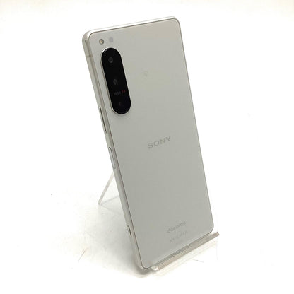 【全額返金保証】【最速発送】Sony Xperia Xperia5 IV docomo版SIMフリー 128GB エクリュホワイト docomo SIMフリー SO-54C 白ロム 動作確認済