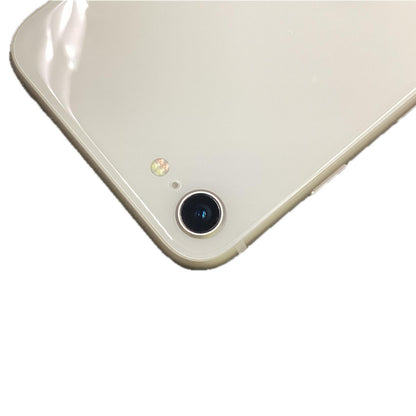 【全額返金保証】【最速発送】Apple iPhone iPhone SE（第3世代） 64GB スターライト 楽天モバイル SIMフリー 白ロム 動作確認済 84%