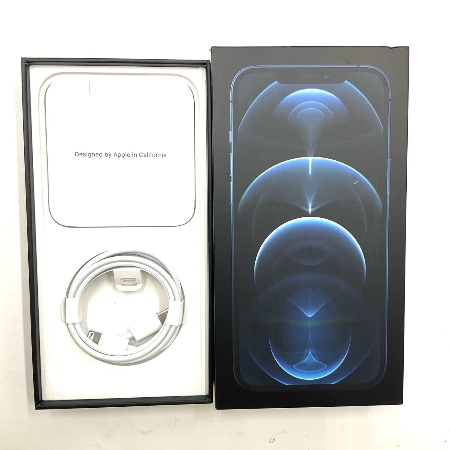 【全額返金保証】【最速発送】Apple iPhone iPhone 12 Pro Max 256GB パシフィックブルー Softbank 白ロム 動作確認済 81%