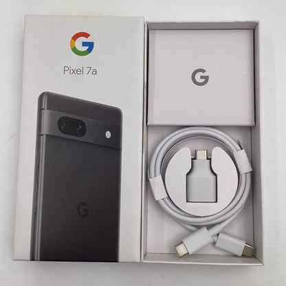 【全額返金保証】【最速発送】Google Pixel 7a 128GB チャコール au SIMフリー G82U8 白ロム 動作確認済