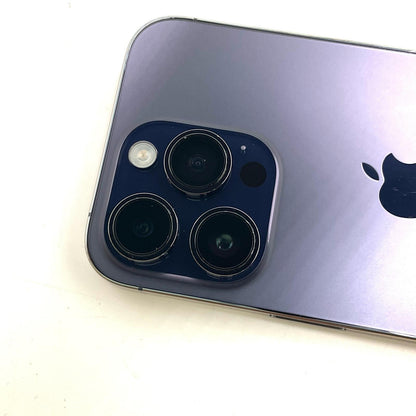 【全額返金保証】【最速発送】Apple iPhone iPhone 14 Pro 128GB ディープパープル SIMフリー 白ロム 動作確認済 78%