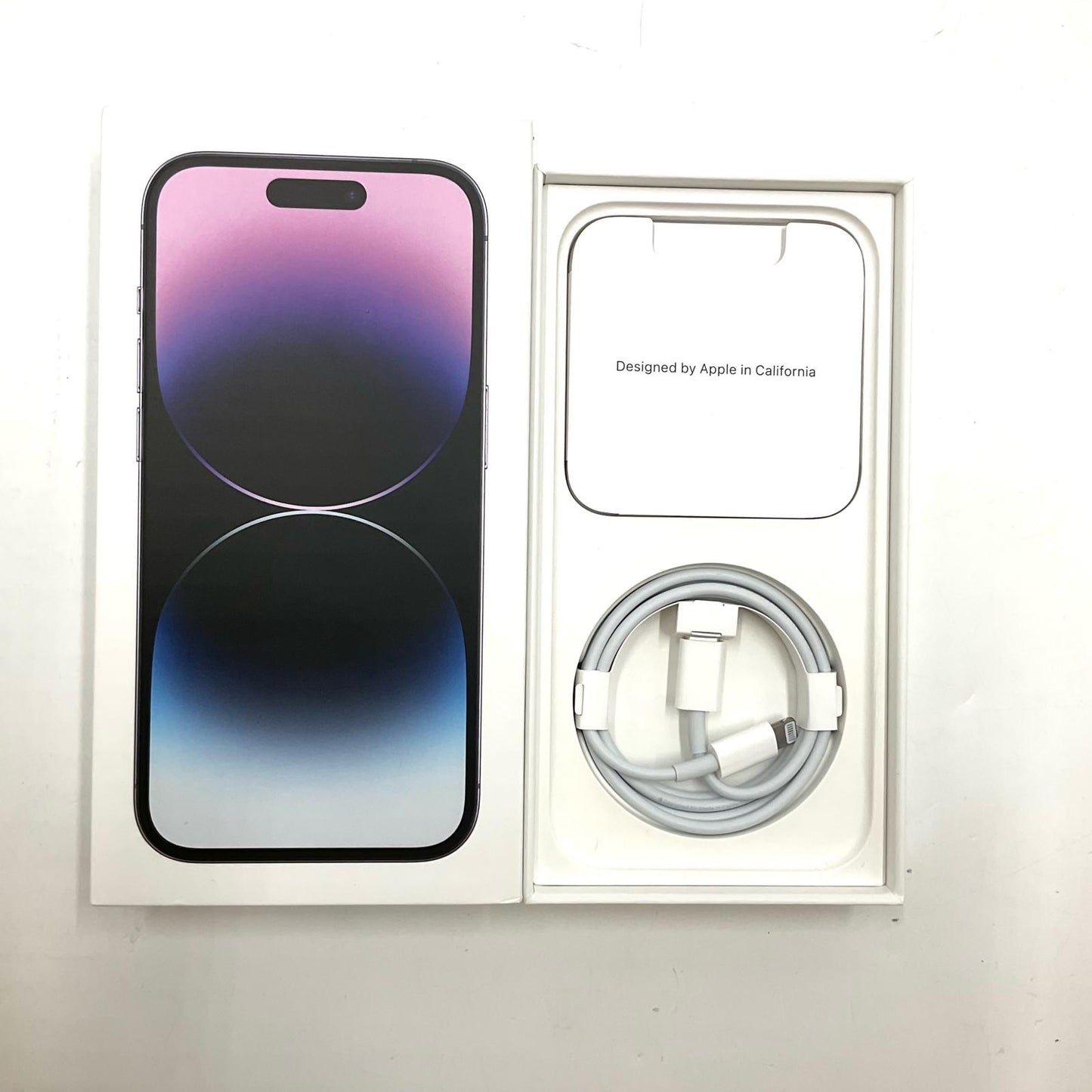 【全額返金保証】【最速発送】Apple iPhone iPhone 14 Pro 128GB ディープパープル SIMフリー 白ロム 動作確認済 78%