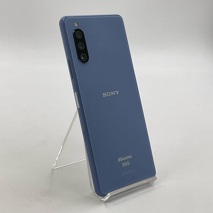 【全額返金保証】【最速発送】Sony Xperia 10Ⅲ 128GB ブルー docomo SIMフリー S0-52B 白ロム 超美品 動作確認済