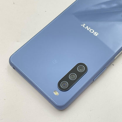 【全額返金保証】【最速発送】Sony Xperia 10Ⅲ 128GB ブルー docomo SIMフリー S0-52B 白ロム 超美品 動作確認済