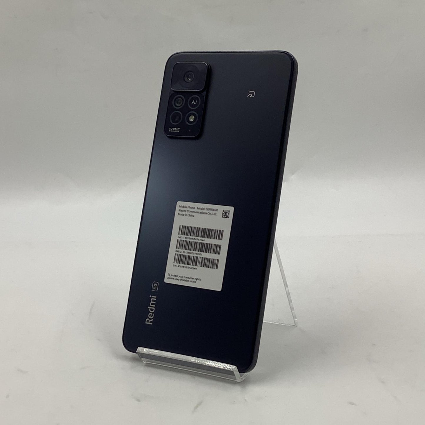 【全額返金保証】【最速発送】Xiaomi Redmi Note 11 Pro 5G 128GB グラファイトグレー 楽天モバイル SIMフリー 2201116SR 白ロム 美品 動作確認済