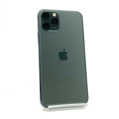 【最速発送】Apple iPhone iPhone 11 Pro 256GB ミッドナイトグリーン docomo 白ロム【難有】 76%