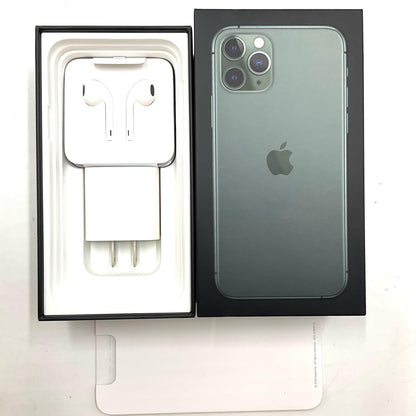 【最速発送】Apple iPhone iPhone 11 Pro 256GB ミッドナイトグリーン docomo 白ロム【難有】 76%