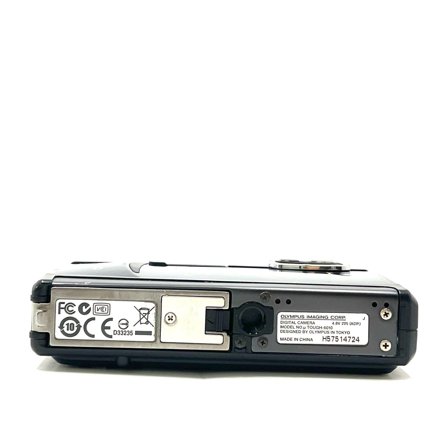 【全額返金保証】【最速発送】OLYMPUS コンパクトデジタルカメラ μ TOUGH-6010 ダークグレー 動作確認済