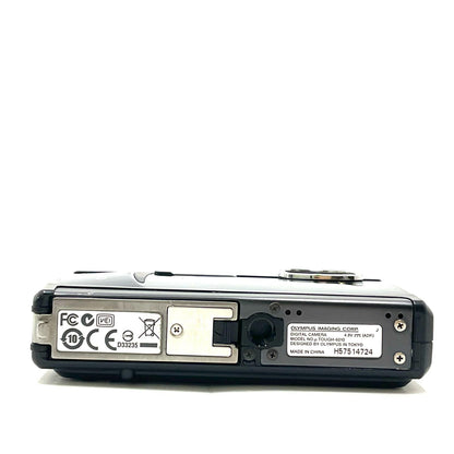 【全額返金保証】【最速発送】OLYMPUS コンパクトデジタルカメラ μ TOUGH-6010 ダークグレー 動作確認済