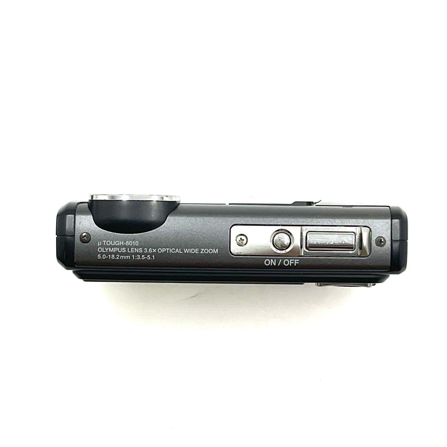 【全額返金保証】【最速発送】OLYMPUS コンパクトデジタルカメラ μ TOUGH-6010 ダークグレー 動作確認済
