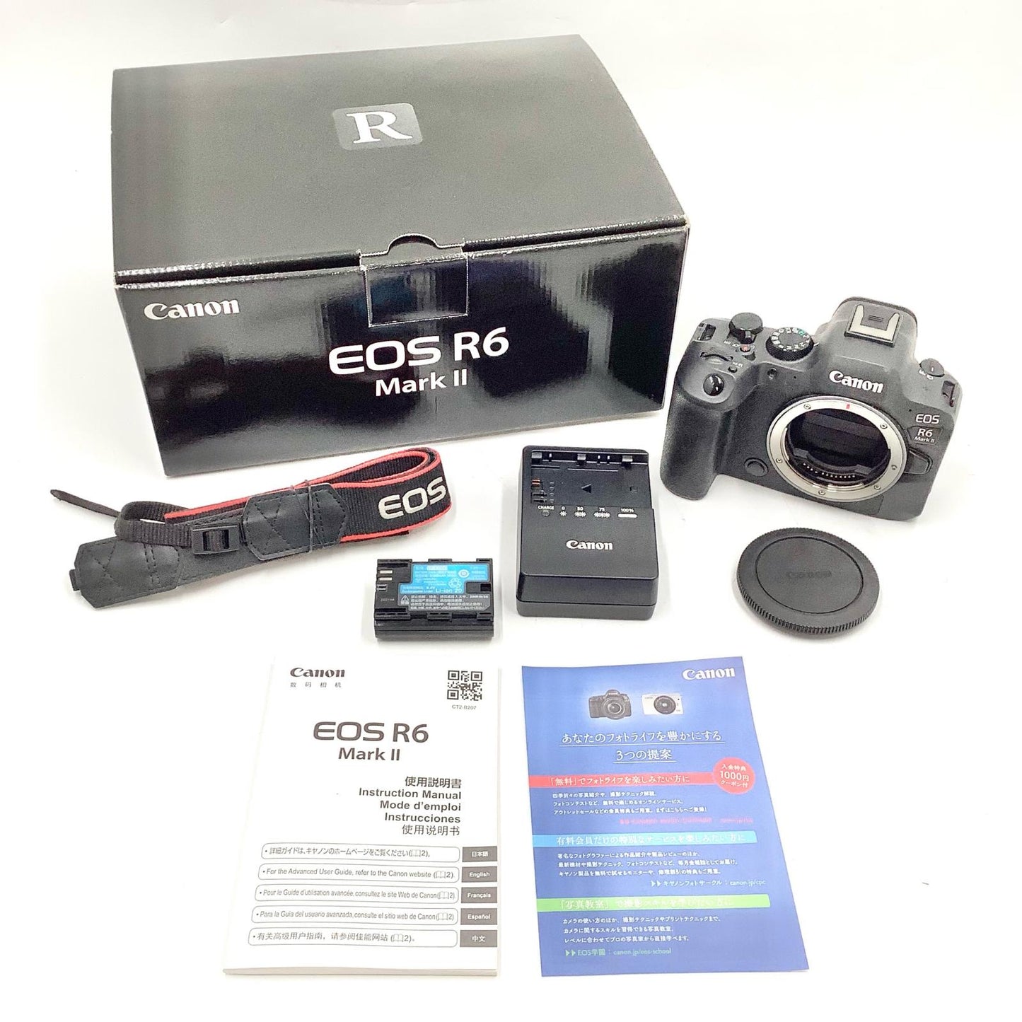 【全額返金保証】【最速発送】Canon デジタル一眼 EOS R6 Mark II ボディ ブラック 動作確認済