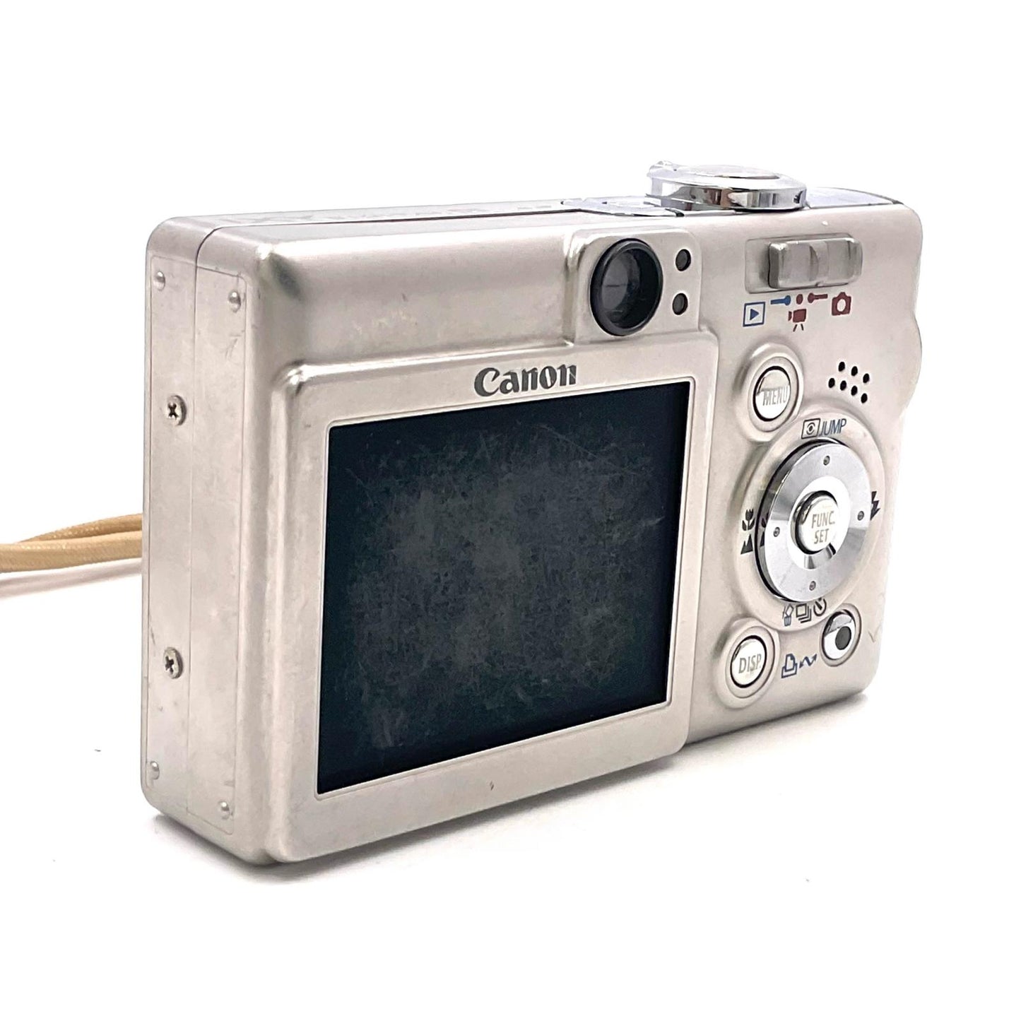 【最速発送】Canon コンパクトデジタルカメラ IXY DIGITAL 55 シルバー【難有】