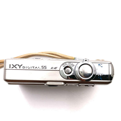 【最速発送】Canon コンパクトデジタルカメラ IXY DIGITAL 55 シルバー【難有】
