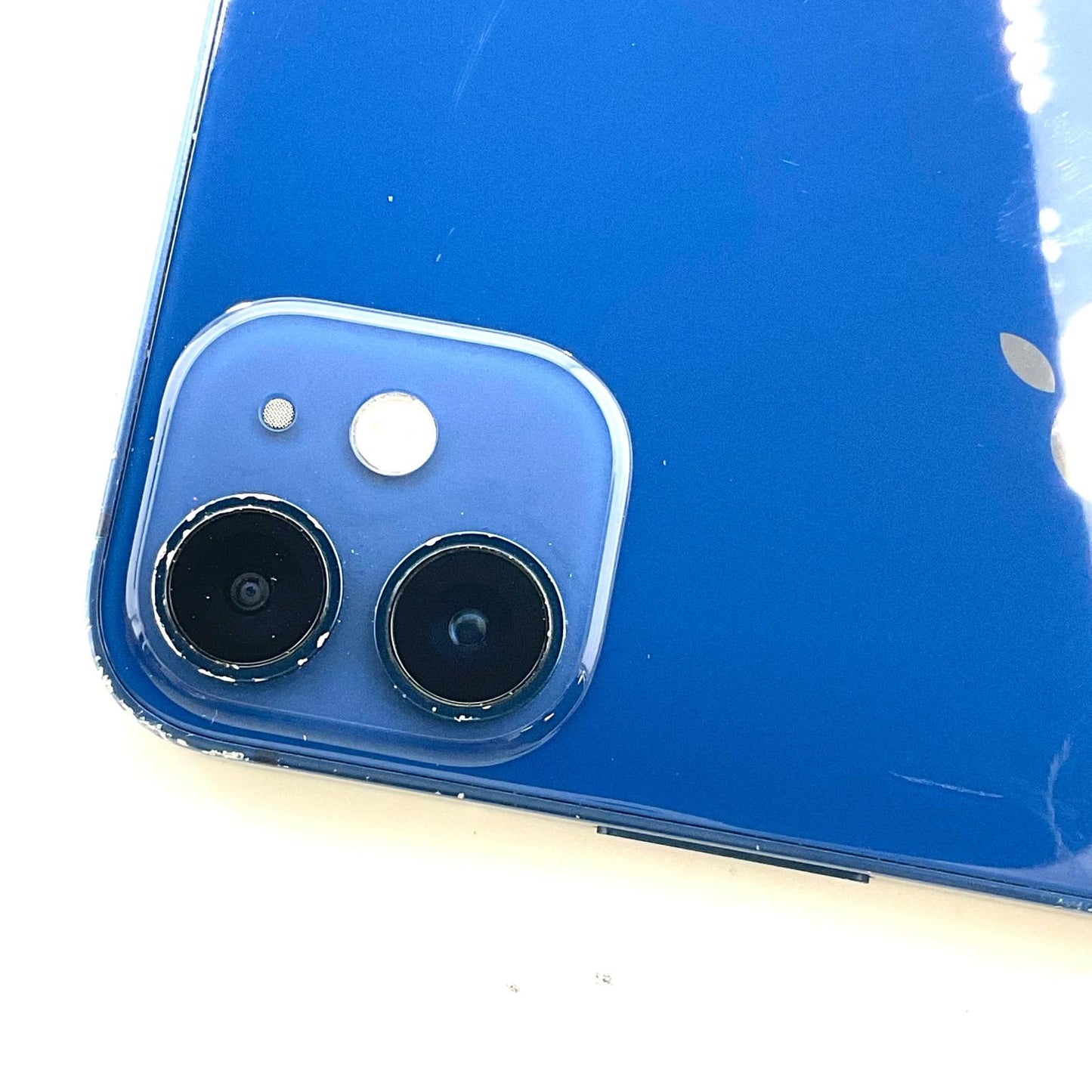 【最速発送】Apple iPhone iPhone 12 mini 64GB ブルー docomo 白ロム【難有】 75%