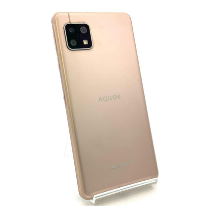 【全額返金保証】【最速発送】SHARP AQUOS sense5G 64GB ライトカッパー SIMフリー 白ロム 動作確認済