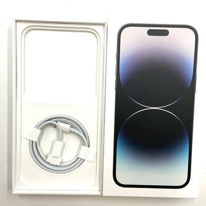 【全額返金保証】【最速発送】Apple iPhone iPhone 14 Pro Max 256GB スペースブラック SIMフリー 白ロム 動作確認済 85%