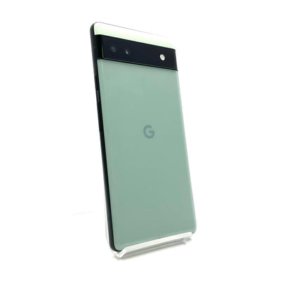 【全額返金保証】【最速発送】Google Pixel 6a 128GB Sage au SIMフリー 白ロム 動作確認済