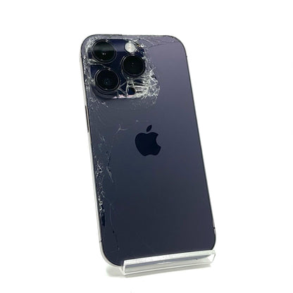 【最速発送】Apple iPhone iPhone 14 Pro 128GB ディープパープル SIMフリー 白ロム【難有】 82%