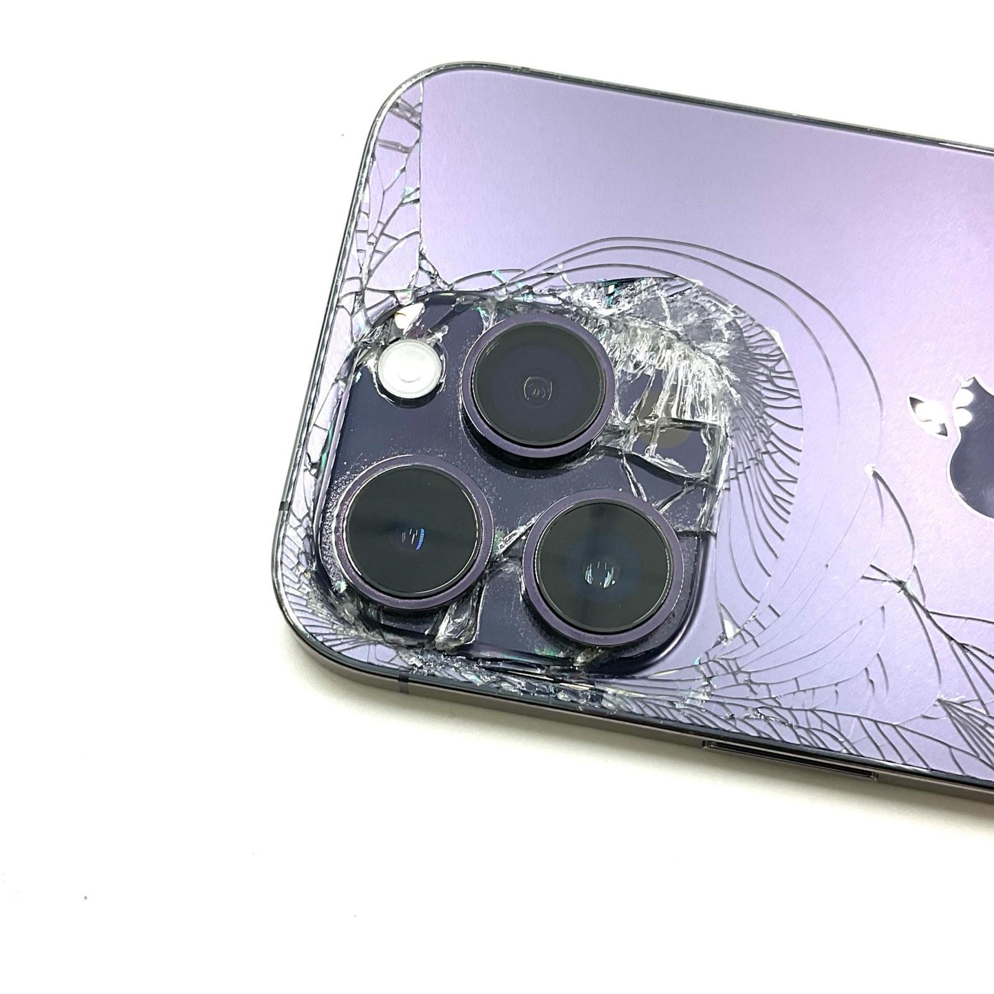 【最速発送】Apple iPhone iPhone 14 Pro 128GB ディープパープル SIMフリー 白ロム【難有】 82%