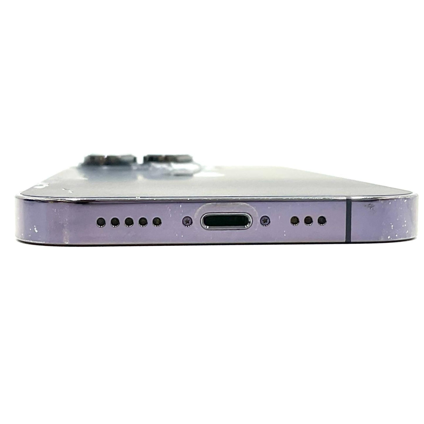 【最速発送】Apple iPhone iPhone 14 Pro 128GB ディープパープル SIMフリー 白ロム【難有】 82%