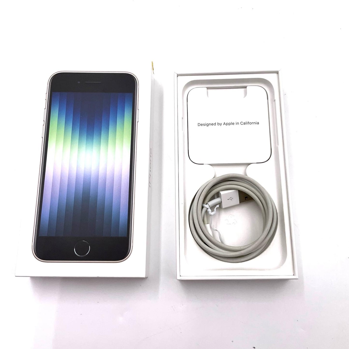 【全額返金保証】【最速発送】Apple iPhone iPhone SE（第3世代） 64GB スターライト Softbank SIMフリー 動作確認済 73%