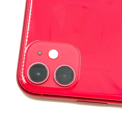 【全額返金保証】【最速発送】Apple iPhone iPhone 11 128GB レッド SIMフリー 白ロム 動作確認済 76%