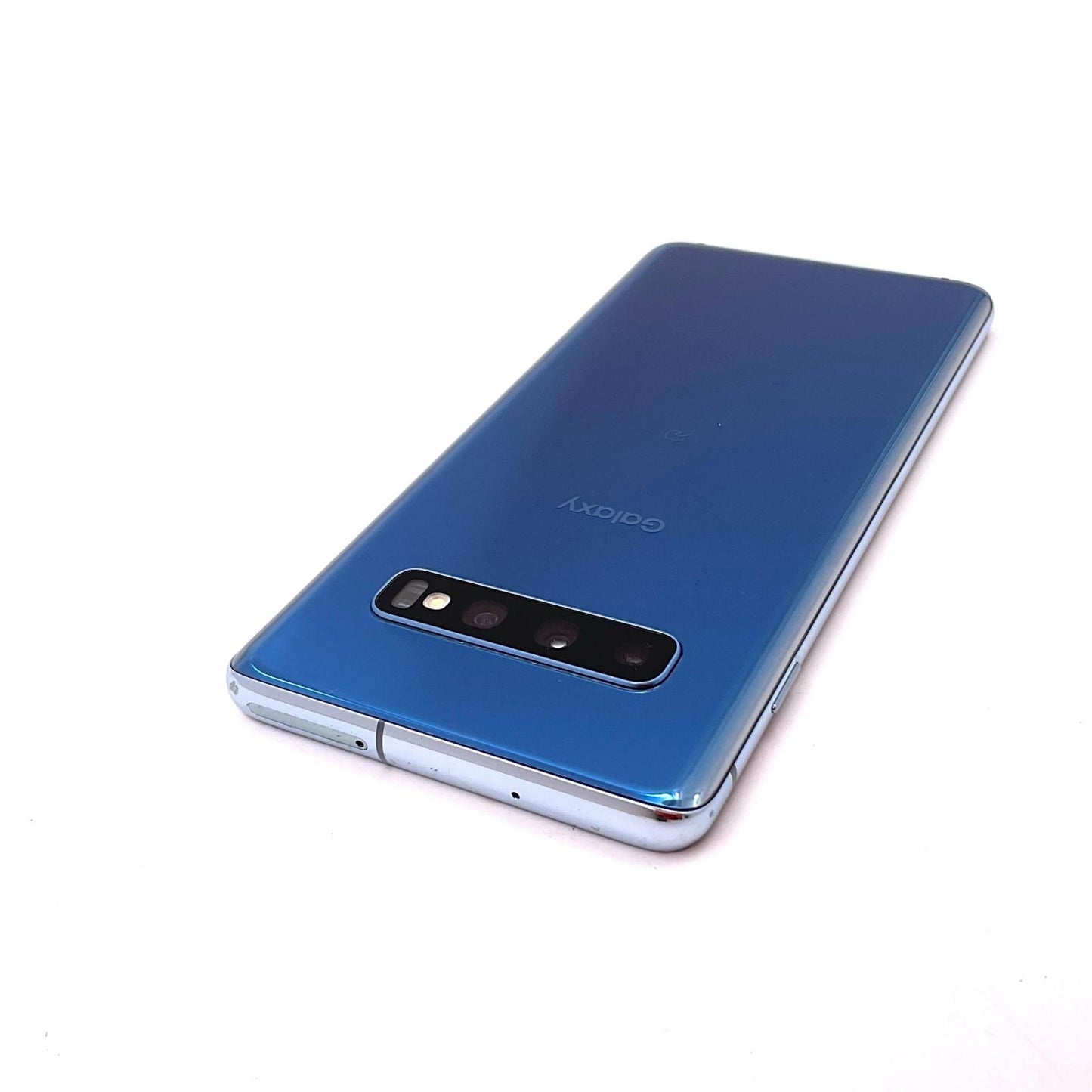 【全額返金保証】【最速発送】SAMSUNG Galaxy S10 128GB プリズムブルー au SCV41 白ロム 動作確認済