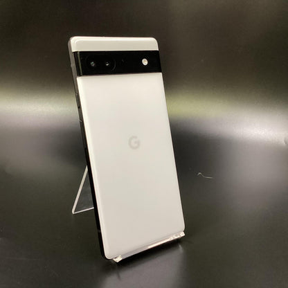 【全額返金保証】【最速発送】Google Pixel 6a 128GB Chalk Softbank GB17L 白ロム 動作確認済