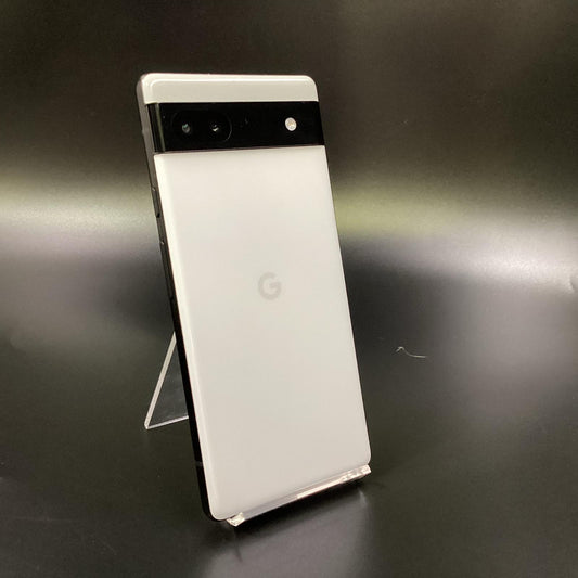 【全額返金保証】【最速発送】Google Pixel 6a 128GB Chalk Softbank GB17L 白ロム 動作確認済