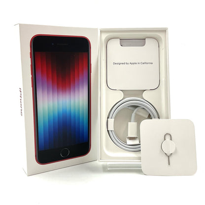 【全額返金保証】【最速発送】Apple iPhone iPhone SE（第3世代） 64GB (PRODUCT)RED Softbank SIMフリー 白ロム 動作確認済 78%