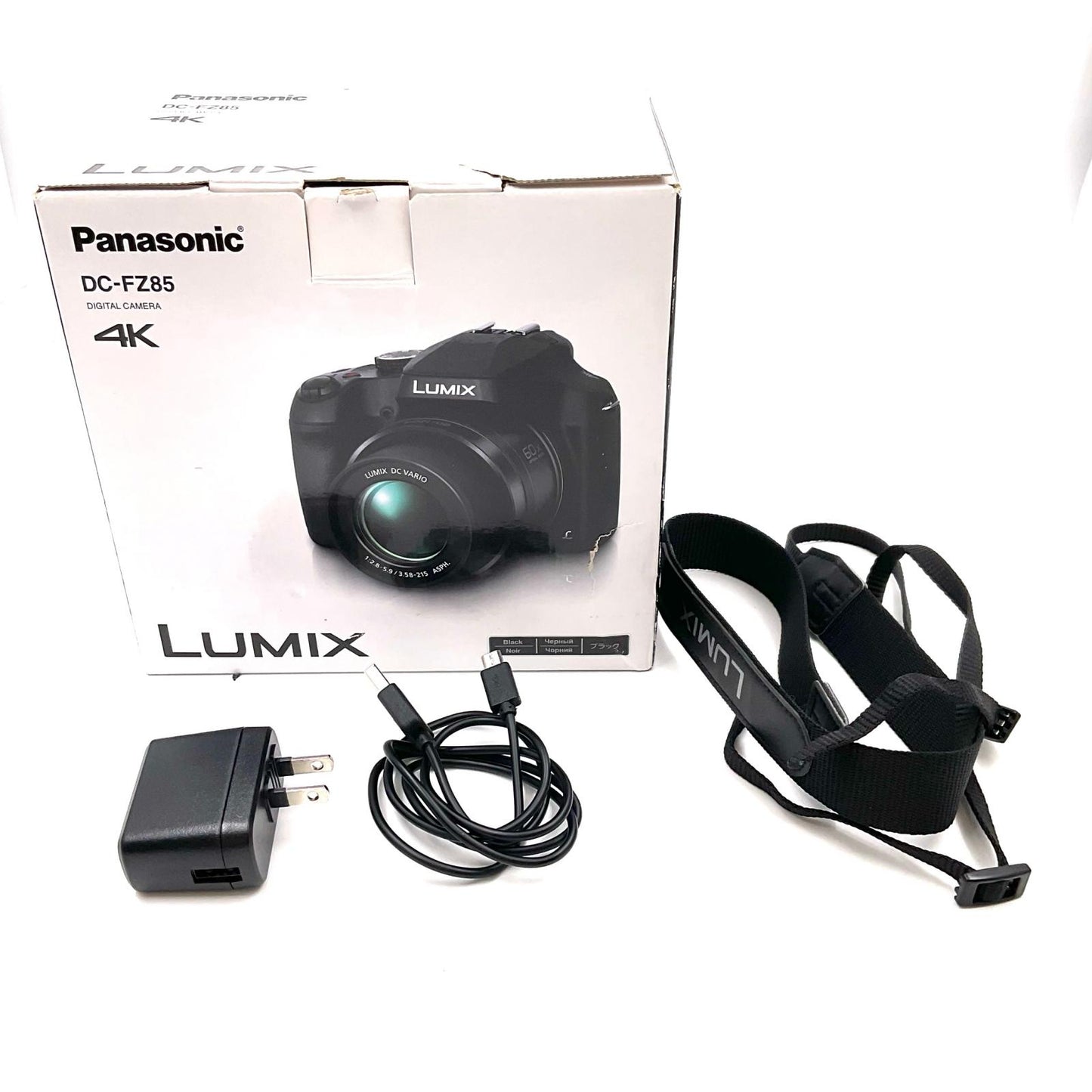 【全額返金保証】【最速発送】Panasonic コンパクトデジタルカメラ LUMIX DC-FZ85 動作確認済