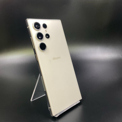 【全額返金保証】【最速発送】SAMSUNG Galaxy S23 Ultra 256GB クリーム docomo SIMフリー SC-52D 動作確認済