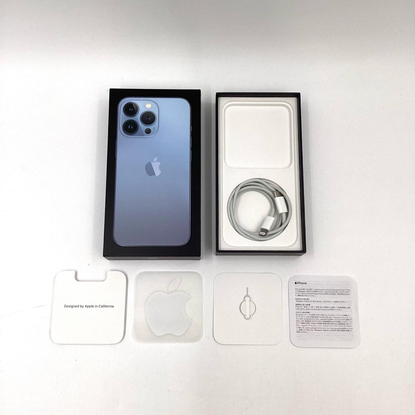 【全額返金保証】【最速発送】Apple iPhone iPhone 13 Pro 128GB シエラブルー SIMフリー 白ロム 動作確認済 84%