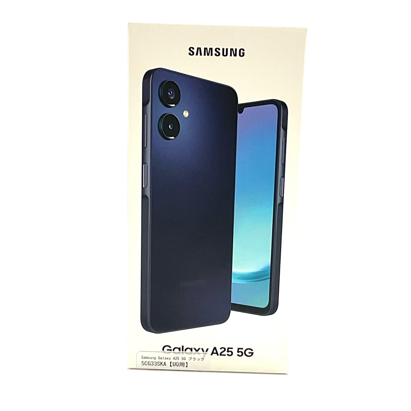 【全額返金保証】【最速発送】SAMSUNG Galaxy A25 5G 64GB ブラック au SCG335KA 白ロム 新品未開封 即納OK