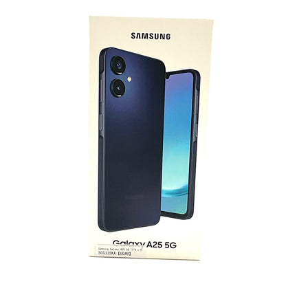 【全額返金保証】【最速発送】SAMSUNG Galaxy A25 5G 64GB ブラック au SCG335KA 白ロム 新品未開封 即納OK