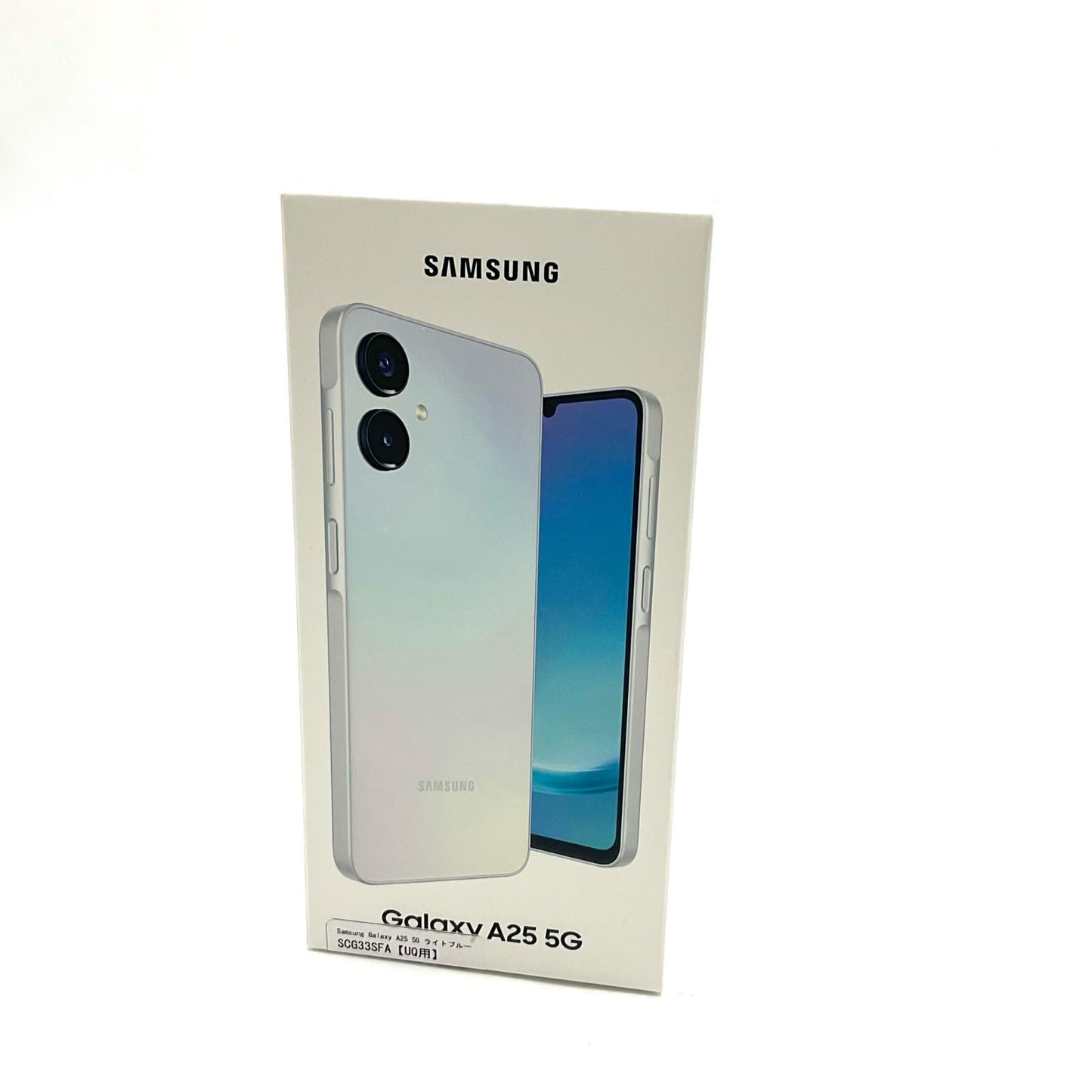 【全額返金保証】【最速発送】SAMSUNG Galaxy A25 5G 64GB ライトブルー au SIMフリー SCG33SFA 白ロム 超美品 動作確認済