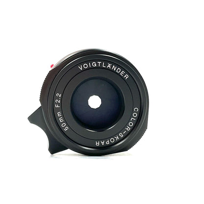 【全額返金保証】【最速発送】コシナ フォクトレンダー COLOR-SKOPAR 50mm F2.2 VM [ブラック] 美品 動作確認済