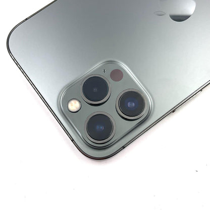 【全額返金保証】【最速発送】Apple iPhone iPhone 12 Pro Max 256GB グラファイト docomo SIMフリー 白ロム 動作確認済 85%
