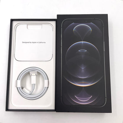 【全額返金保証】【最速発送】Apple iPhone iPhone 12 Pro Max 256GB グラファイト docomo SIMフリー 白ロム 動作確認済 85%