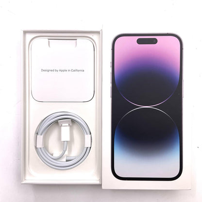 【最速発送】Apple iPhone iPhone 14 Pro 256GB ディープパープル SIMフリー【難有】 55%