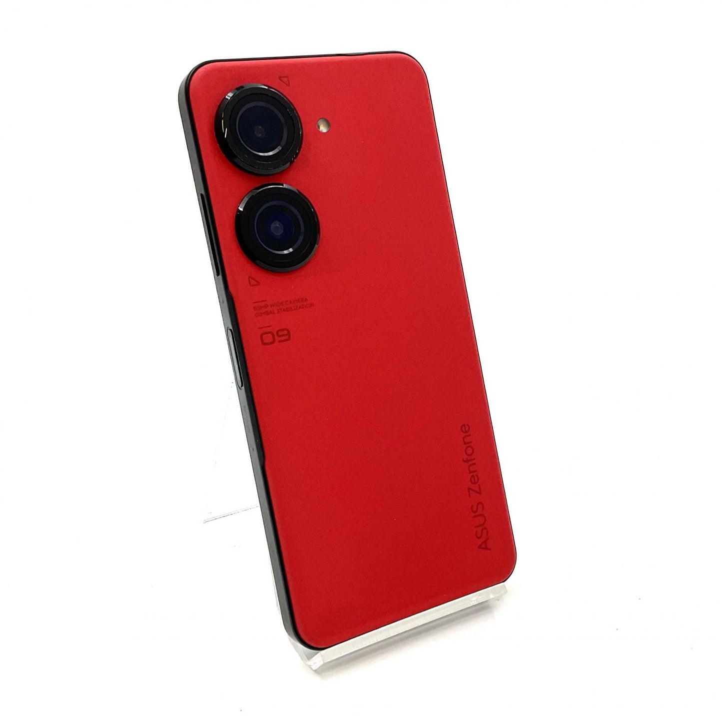【全額返金保証】【最速発送】ASUS zenfone 9 128GB レッド SIMフリー 白ロム 動作確認済