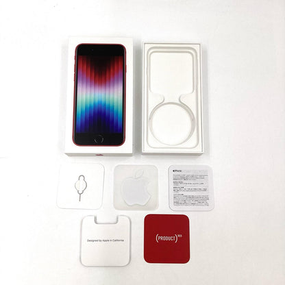 【全額返金保証】【最速発送】Apple iPhone iPhone SE（第3世代） 64GB (PRODUCT)RED au 白ロム 動作確認済 78%
