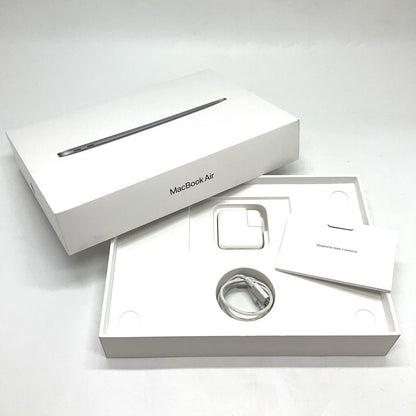 【全額返金保証】【最速発送】Apple MacBook Air 13.3インチ 2020 Apple M1 8GB SSD 256GB スペースグレイ 90.2% 美品 動作確認済