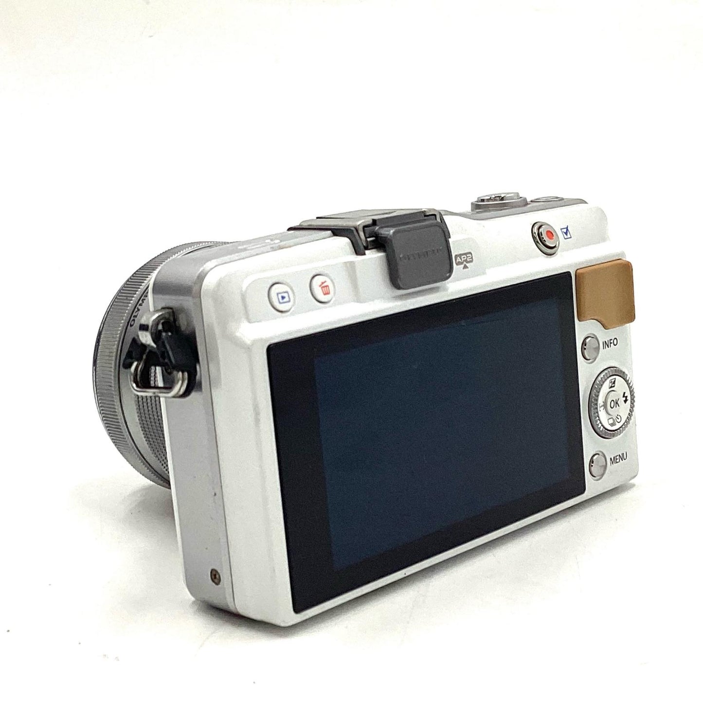 【最速発送】OLYMPUS デジタル一眼 PEN mini E-PM2 レンズキット [ホワイト] ホワイト【難有】