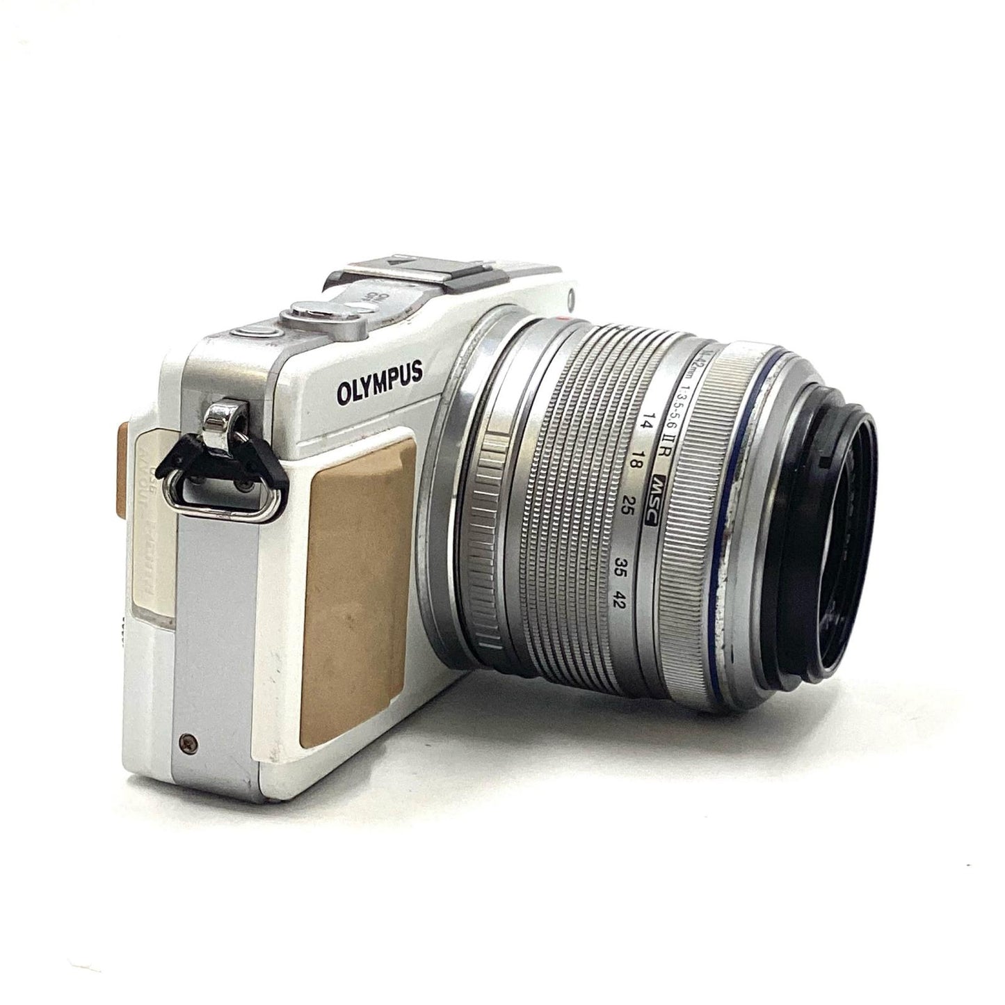 【最速発送】OLYMPUS デジタル一眼 PEN mini E-PM2 レンズキット [ホワイト] ホワイト【難有】