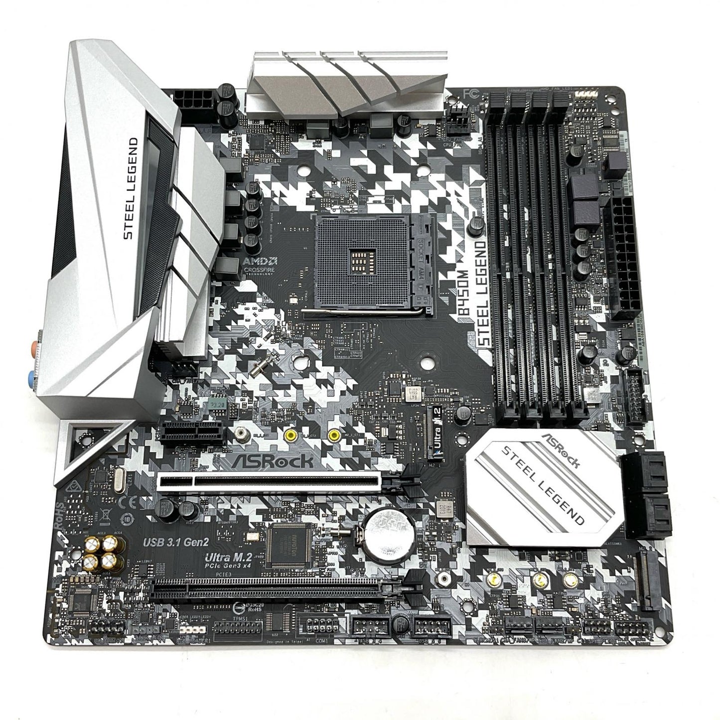 【全額返金保証】【最速発送】ASRock マザーボード B450M 動作確認済