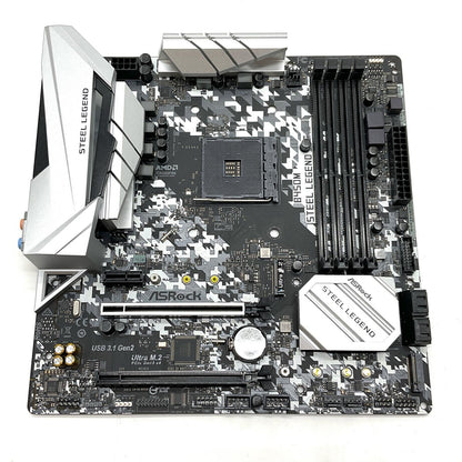 【全額返金保証】【最速発送】ASRock マザーボード B450M 動作確認済