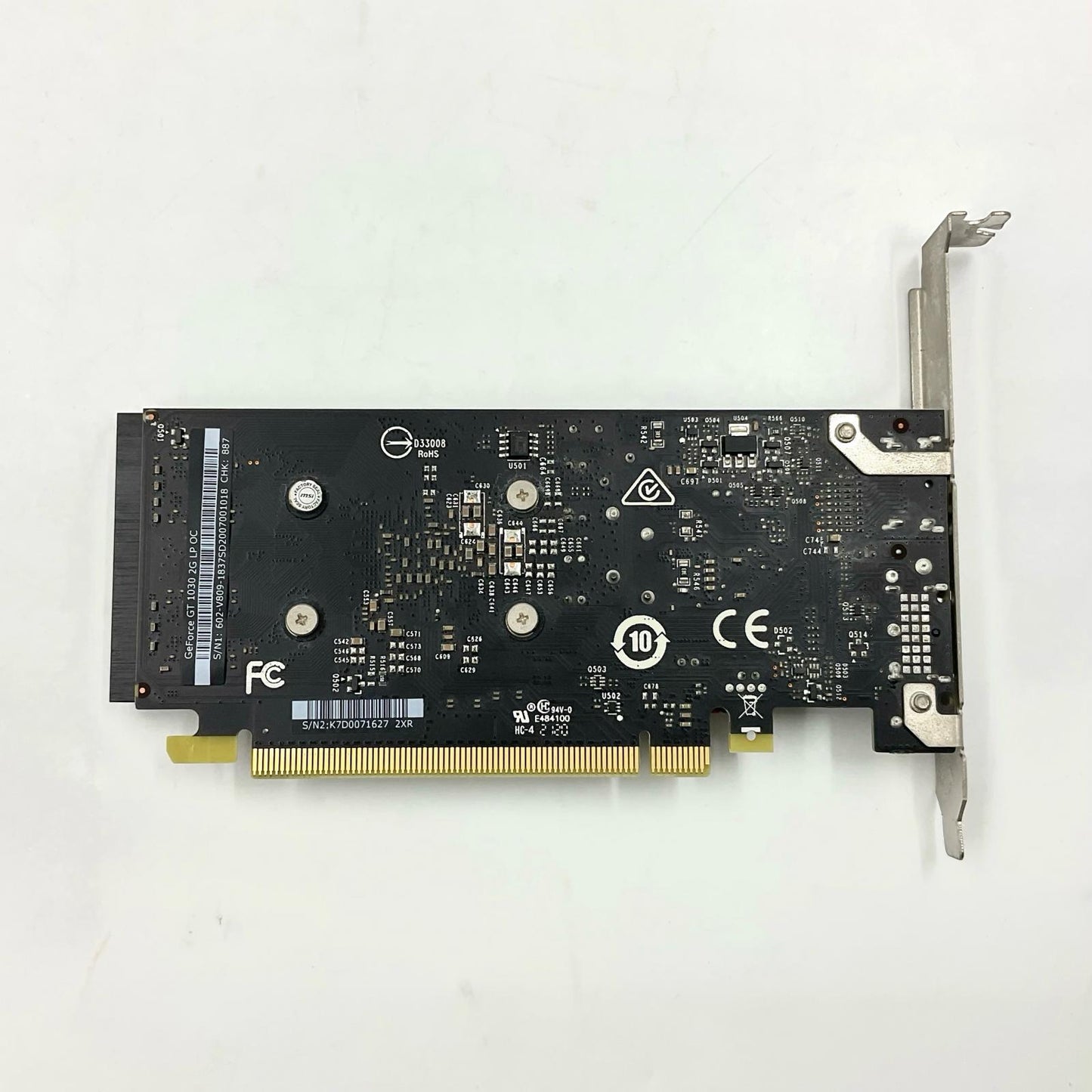 【全額返金保証】【最速発送】MSI グラフィックボード GeForce GT 1030 2G LP OC 動作確認済