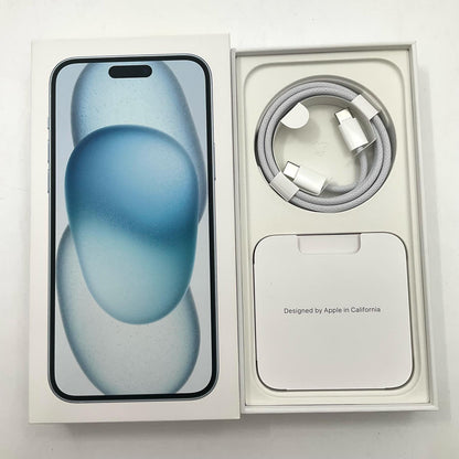 【全額返金保証】【最速発送】Apple iPhone iPhone 15 Plus 256GB ブルー SIMフリー 白ロム 美品 動作確認済 88%